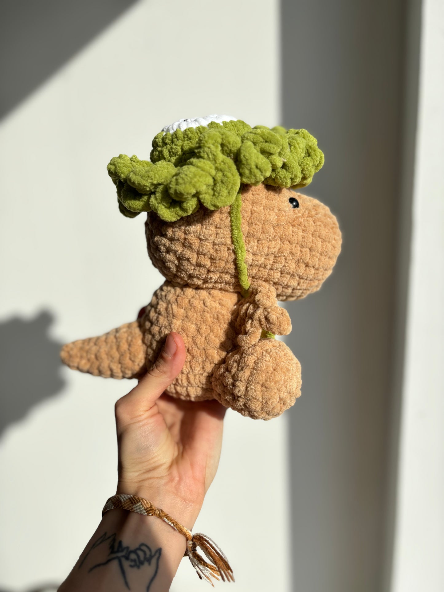 🥝 Dino Kiwi au Crochet – Le Copain Végétal Doux et Rigolo 🦕