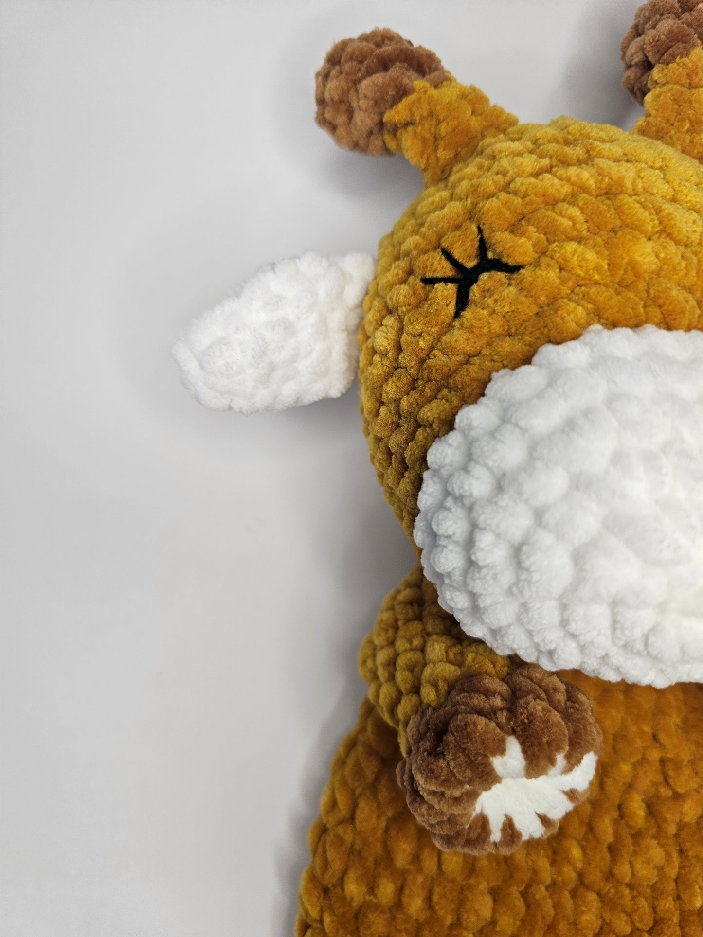 Peluche girafe fait à la main