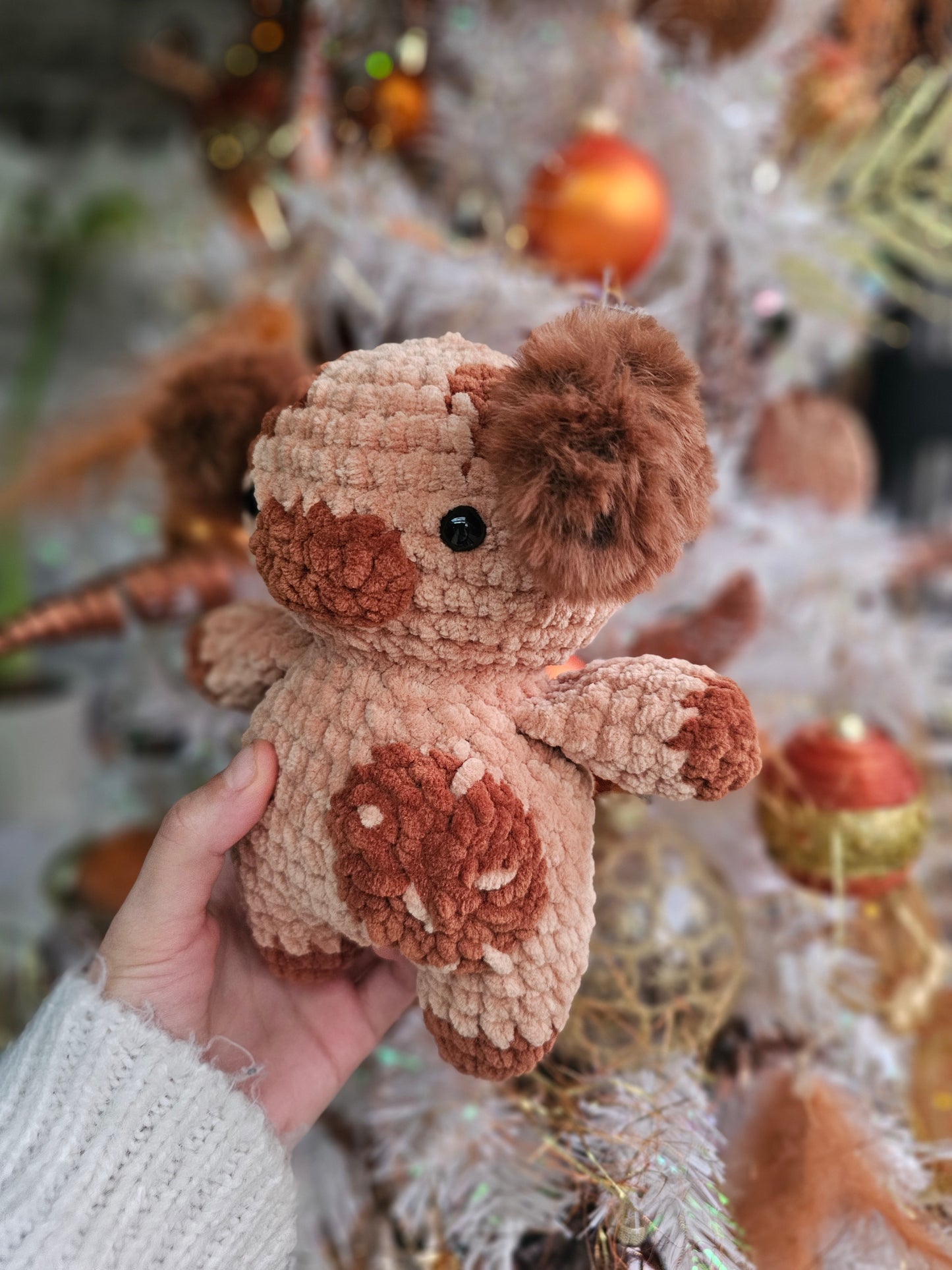 Peluche vache cookie fait main