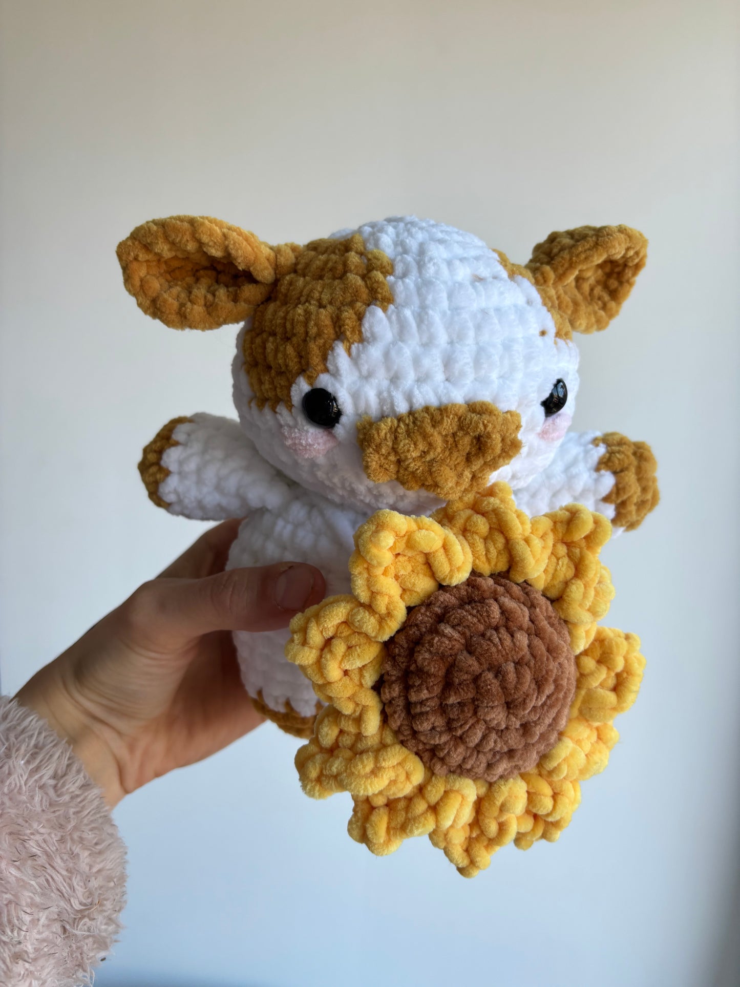 Peluche Vache tournesol