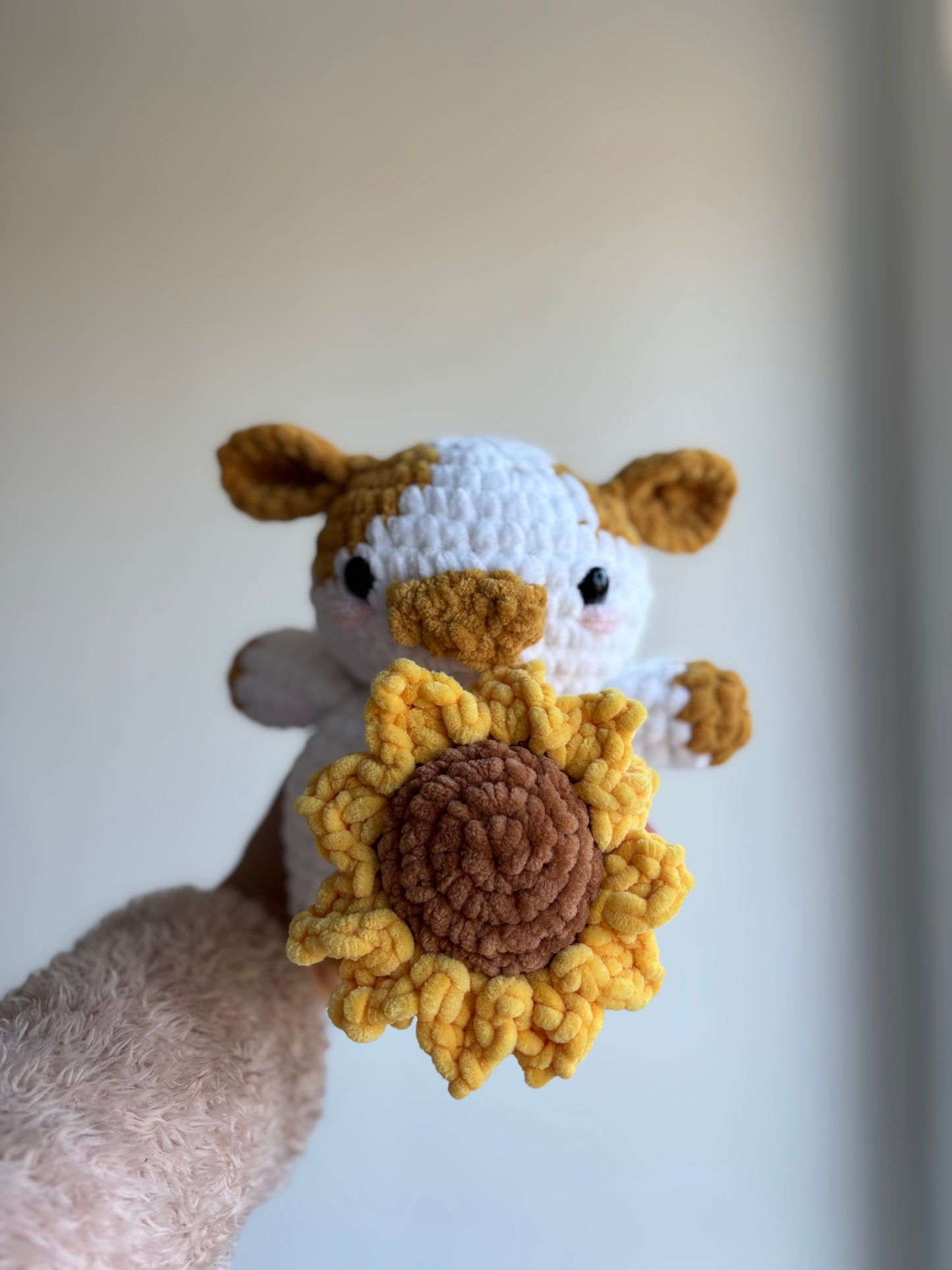 Peluche Vache tournesol