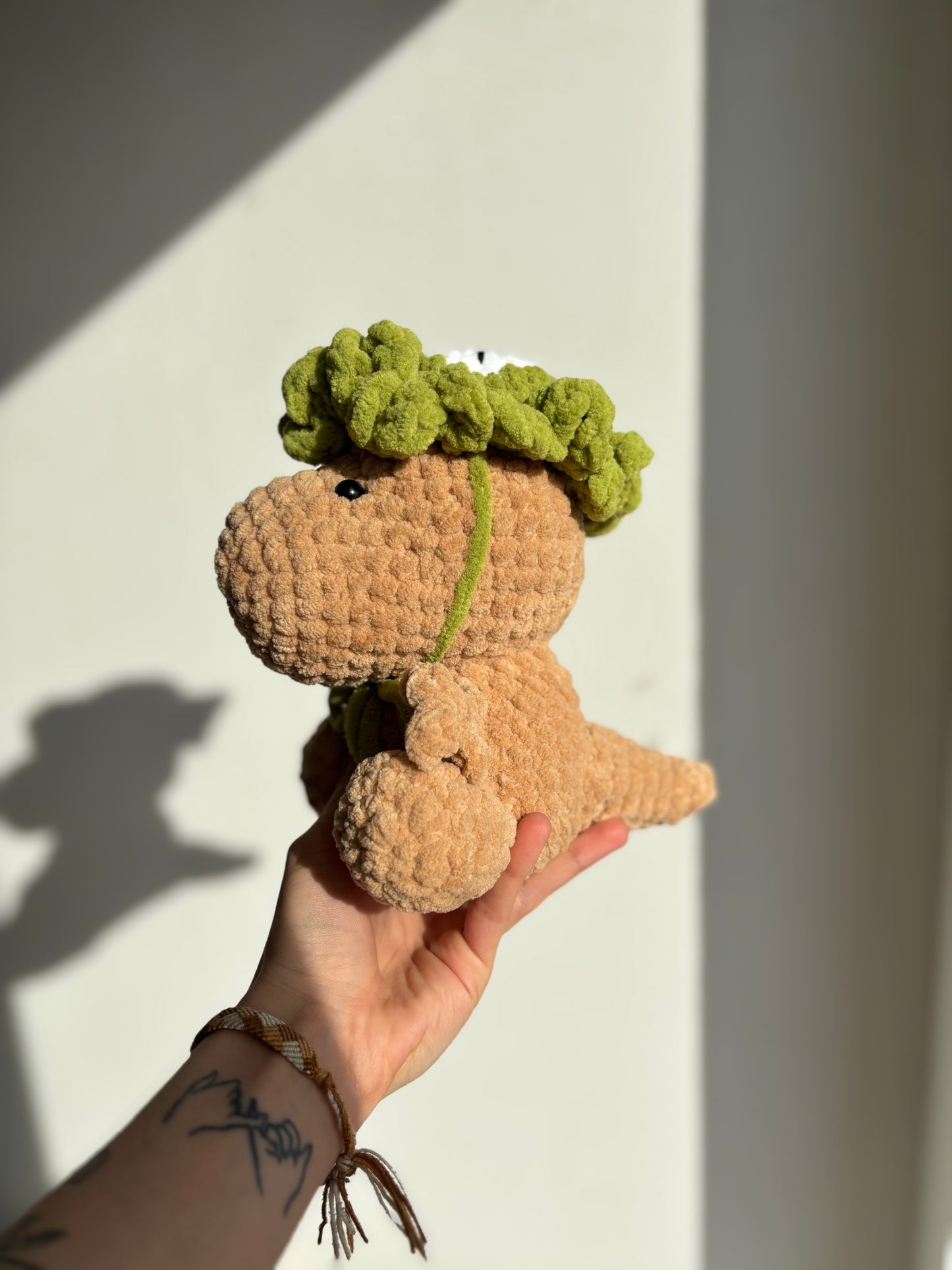 🥝 Dino Kiwi au Crochet – Le Copain Végétal Doux et Rigolo 🦕