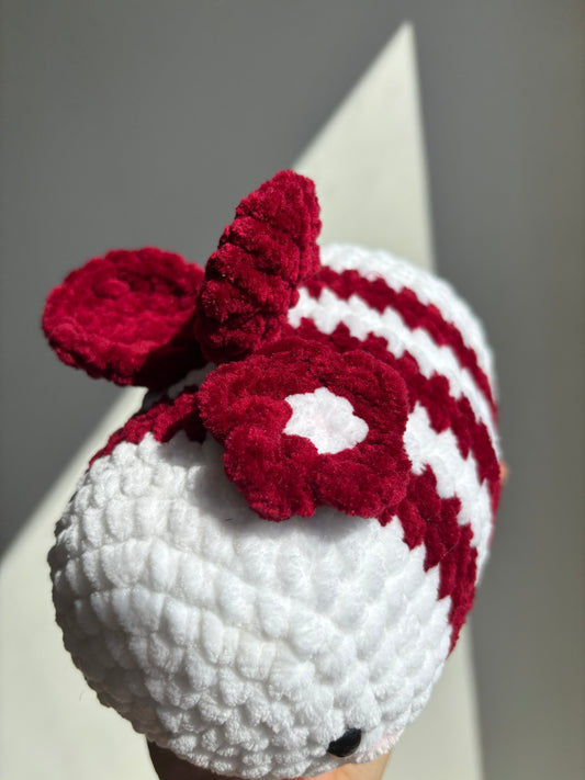 Peluche abeille fleur