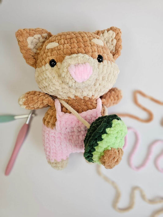  Peluche chien fait main