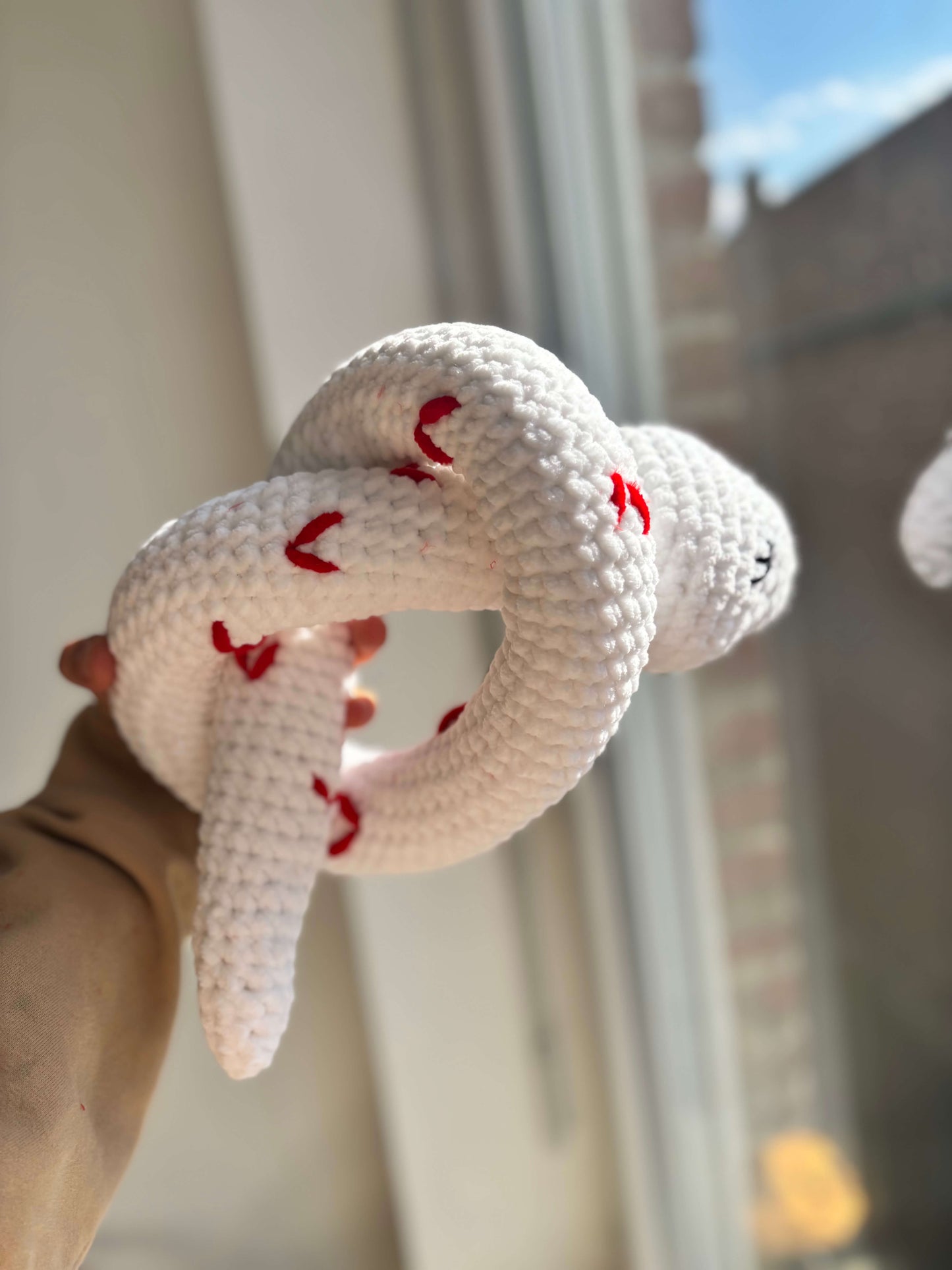  Peluche serpent fait main