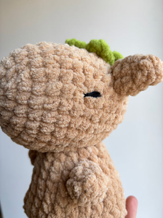🐾 Théa l’adorable Capybara – Peluche Crochetée à la Main 💛