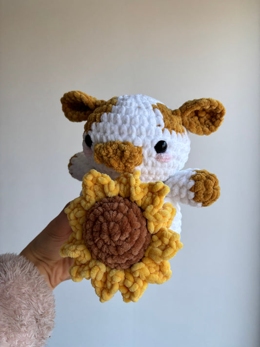 Peluche Vache tournesol